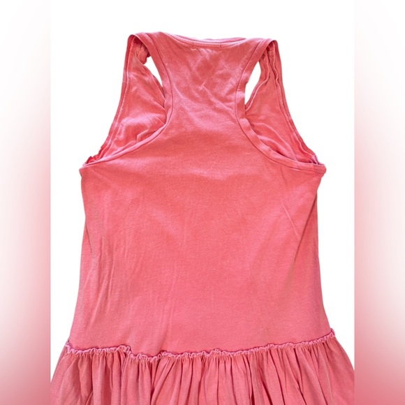 Anthropologie Sundry Pink Tiered Racerback Dress Size 0/ US Extra Small - Picture 4 of 9